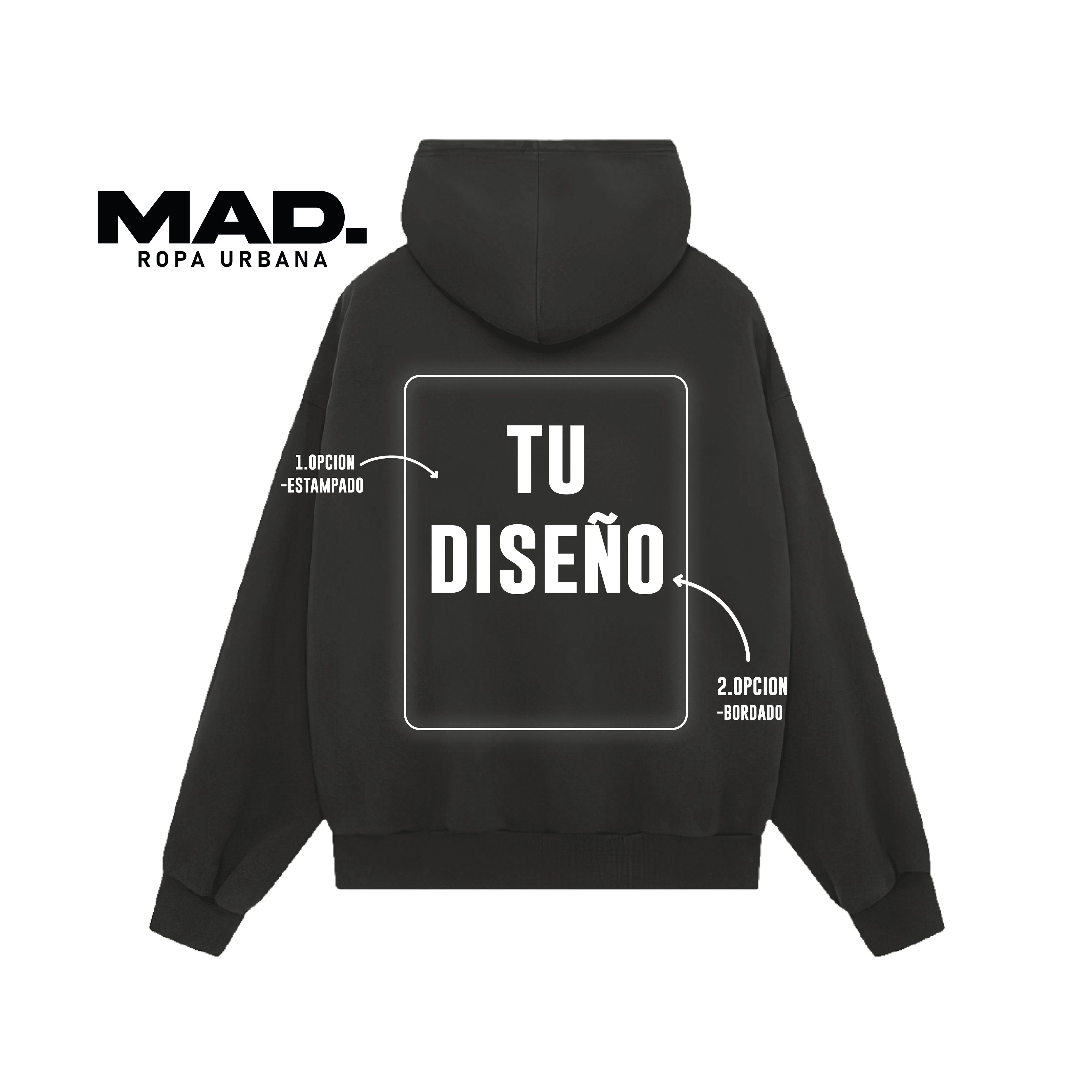 POLERONES PERSONALIZADO NEGRO